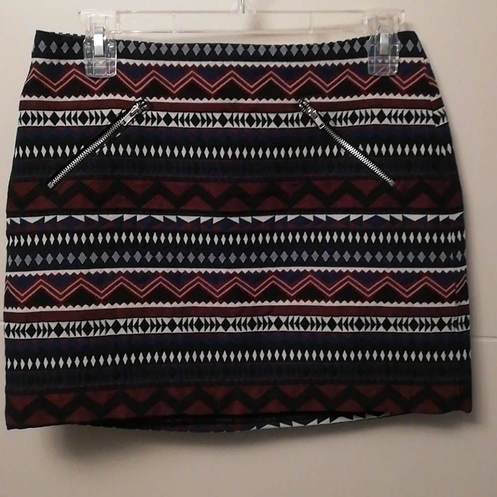 Tribal print skirt